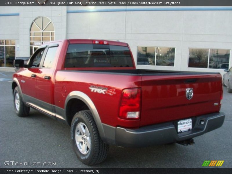 Inferno Red Crystal Pearl / Dark Slate/Medium Graystone 2010 Dodge Ram 1500 TRX4 Quad Cab 4x4