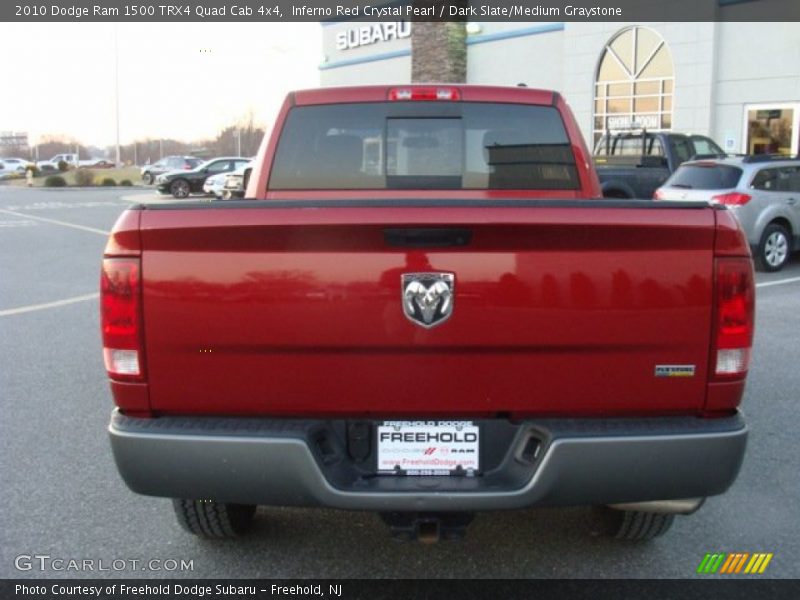 Inferno Red Crystal Pearl / Dark Slate/Medium Graystone 2010 Dodge Ram 1500 TRX4 Quad Cab 4x4