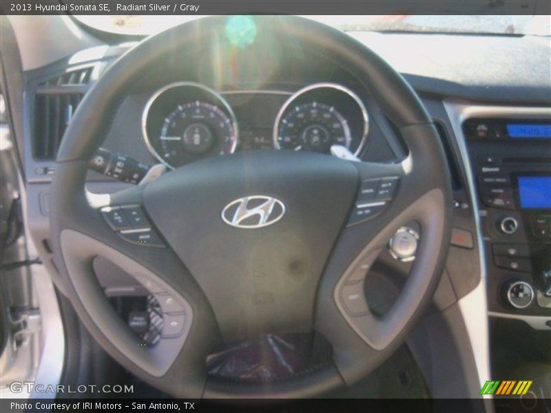 Radiant Silver / Gray 2013 Hyundai Sonata SE