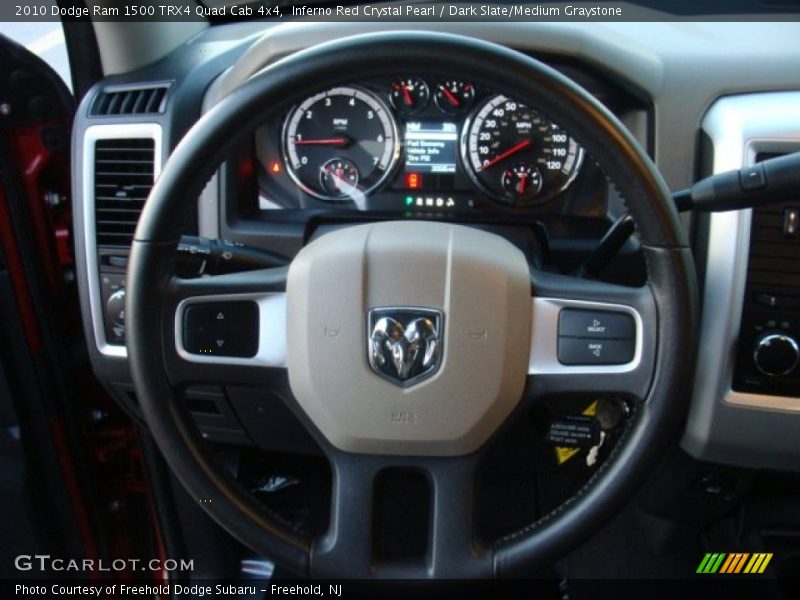 Inferno Red Crystal Pearl / Dark Slate/Medium Graystone 2010 Dodge Ram 1500 TRX4 Quad Cab 4x4