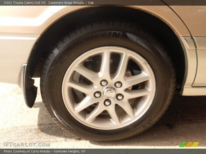 Cashmere Beige Metallic / Oak 2001 Toyota Camry XLE V6