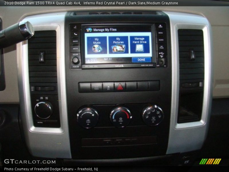 Inferno Red Crystal Pearl / Dark Slate/Medium Graystone 2010 Dodge Ram 1500 TRX4 Quad Cab 4x4