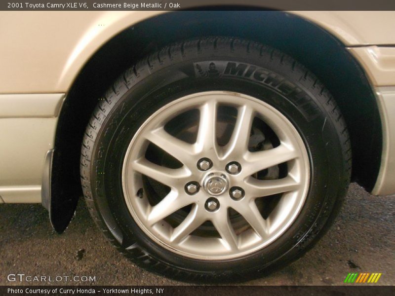 Cashmere Beige Metallic / Oak 2001 Toyota Camry XLE V6