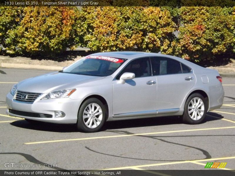 Tungsten Silver Pearl / Light Gray 2010 Lexus ES 350