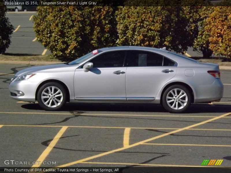 Tungsten Silver Pearl / Light Gray 2010 Lexus ES 350