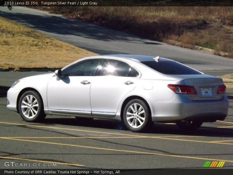 Tungsten Silver Pearl / Light Gray 2010 Lexus ES 350