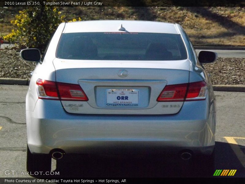 Tungsten Silver Pearl / Light Gray 2010 Lexus ES 350