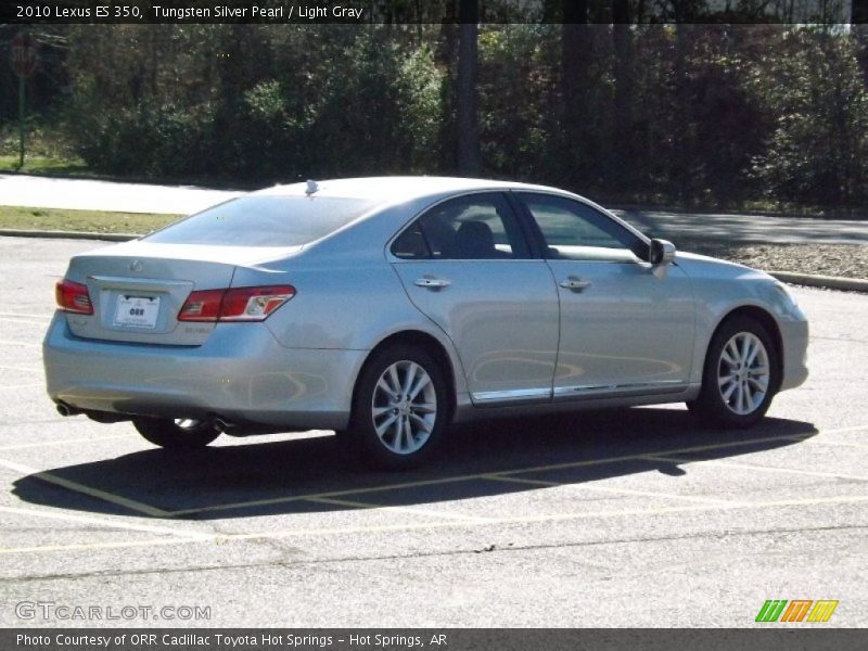 Tungsten Silver Pearl / Light Gray 2010 Lexus ES 350