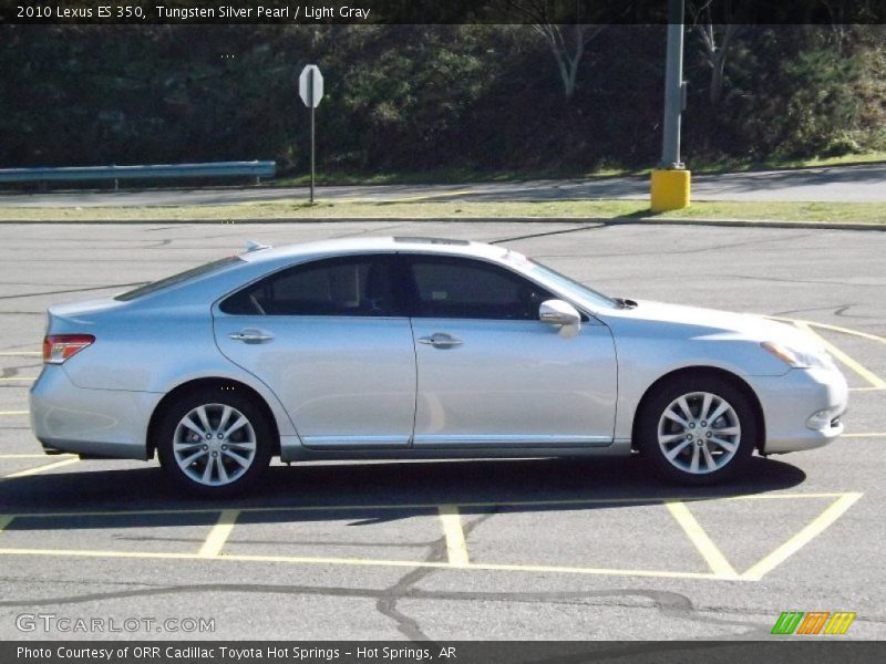 Tungsten Silver Pearl / Light Gray 2010 Lexus ES 350