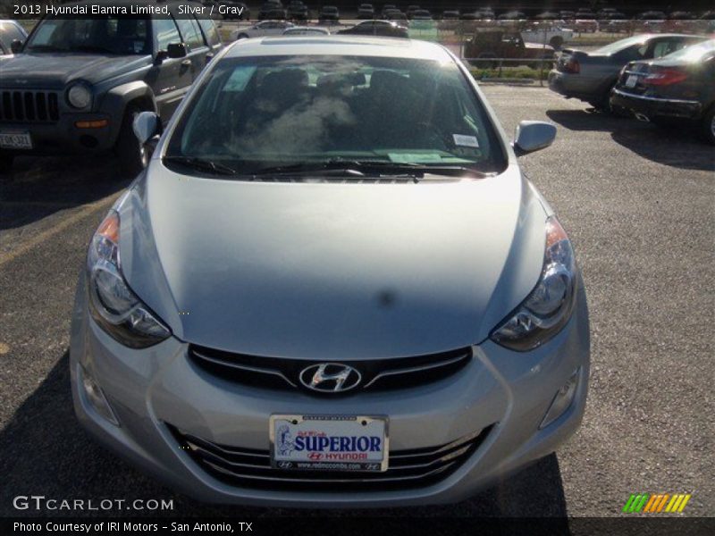 Silver / Gray 2013 Hyundai Elantra Limited