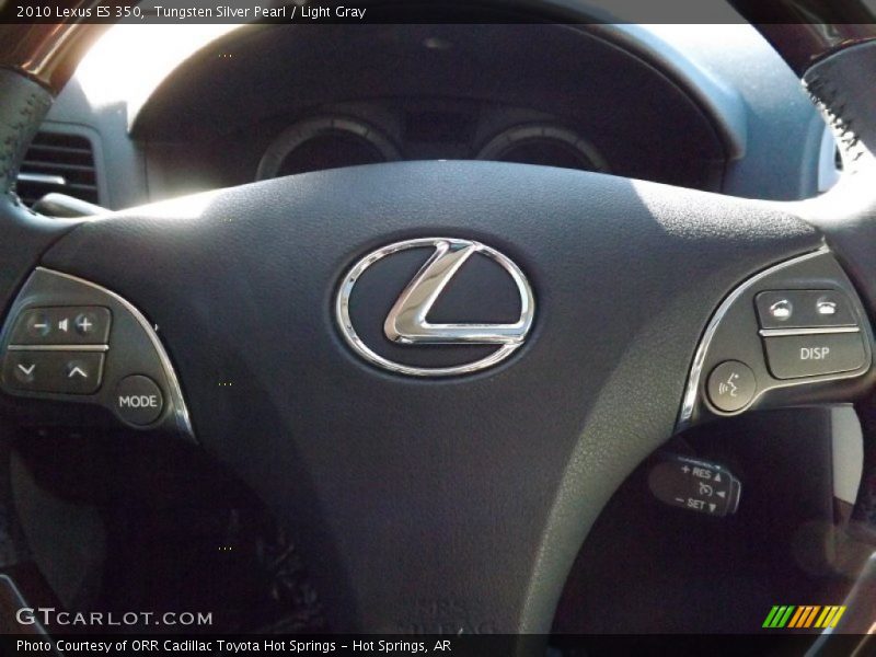 Tungsten Silver Pearl / Light Gray 2010 Lexus ES 350