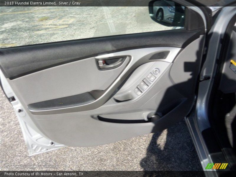 Silver / Gray 2013 Hyundai Elantra Limited