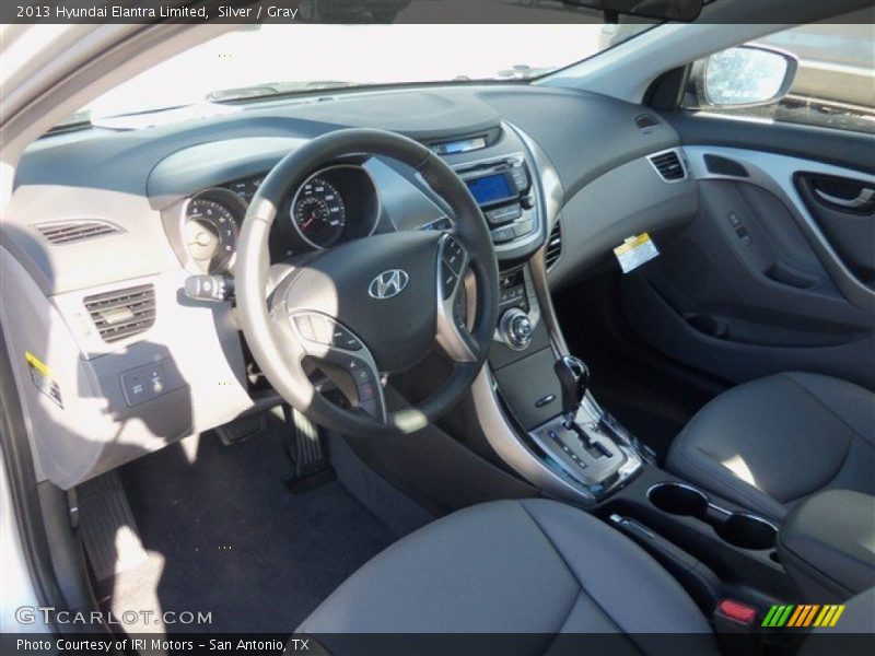 Silver / Gray 2013 Hyundai Elantra Limited