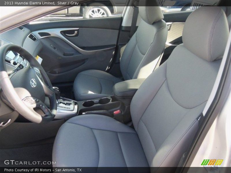 Silver / Gray 2013 Hyundai Elantra Limited