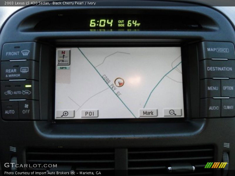 Navigation of 2003 LS 430 Sedan