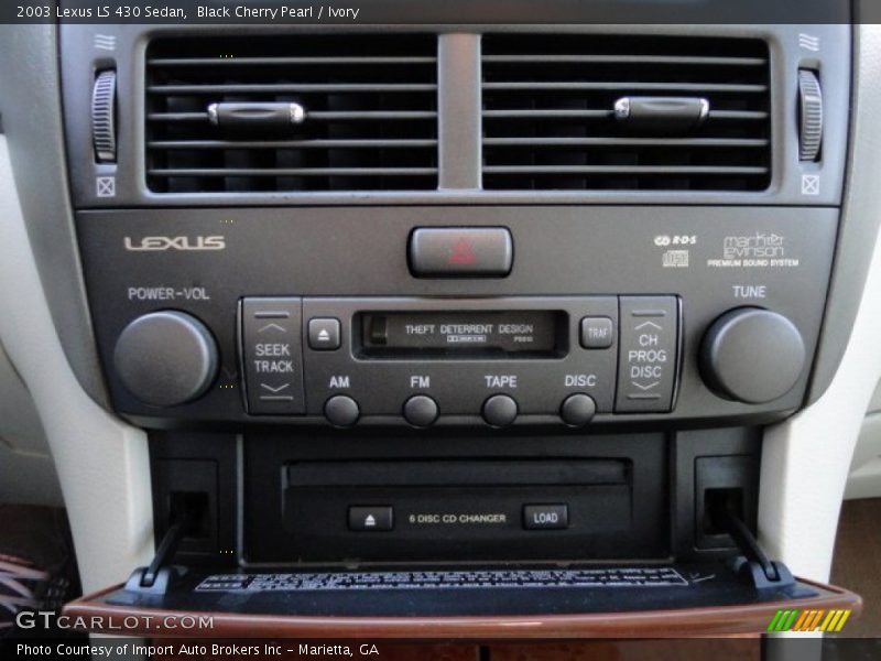 Controls of 2003 LS 430 Sedan