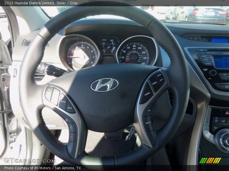 Silver / Gray 2013 Hyundai Elantra Limited