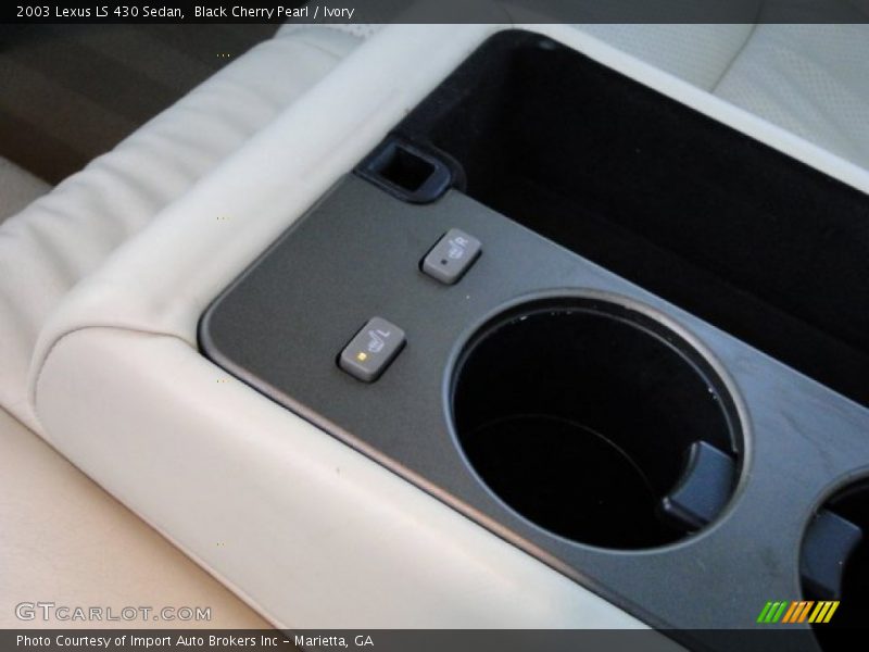 Black Cherry Pearl / Ivory 2003 Lexus LS 430 Sedan