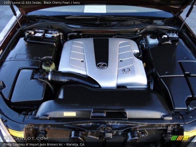  2003 LS 430 Sedan Engine - 4.3L DOHC 32V VVT-i V8