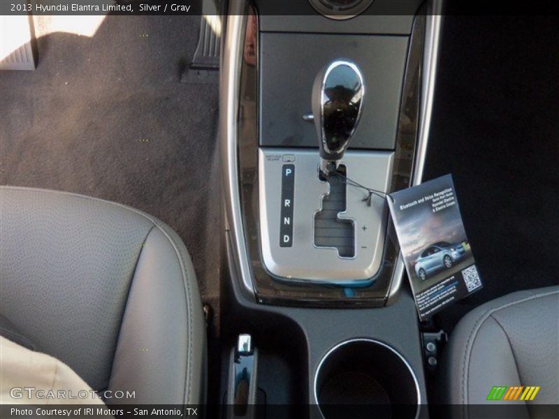 Silver / Gray 2013 Hyundai Elantra Limited