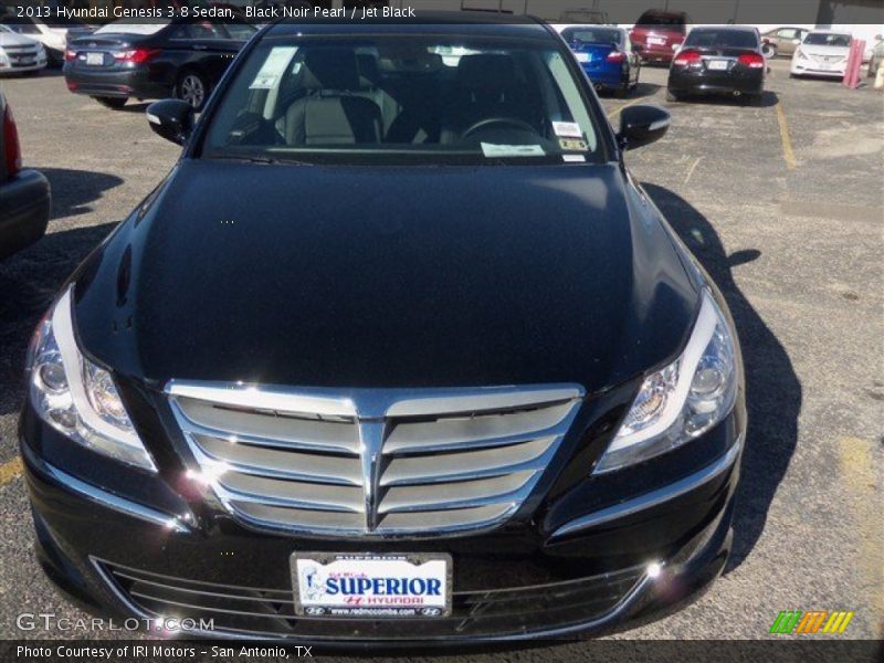Black Noir Pearl / Jet Black 2013 Hyundai Genesis 3.8 Sedan