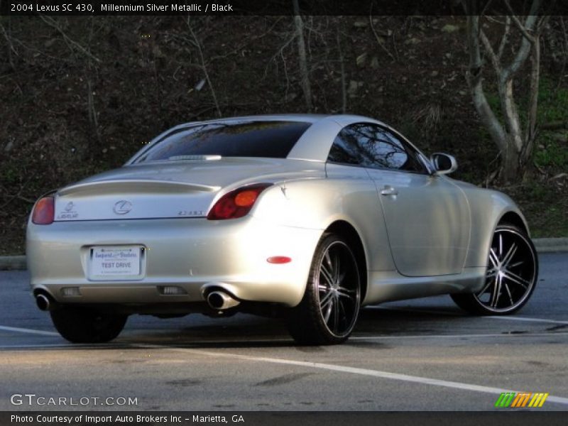 Millennium Silver Metallic / Black 2004 Lexus SC 430
