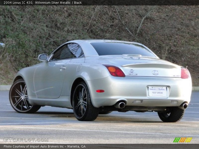 Millennium Silver Metallic / Black 2004 Lexus SC 430