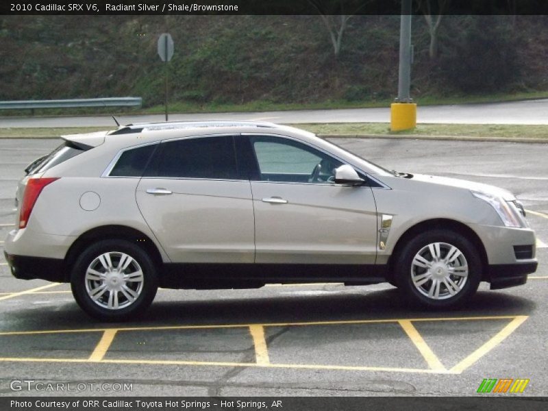 Radiant Silver / Shale/Brownstone 2010 Cadillac SRX V6
