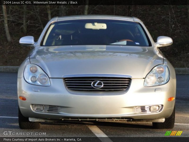 Millennium Silver Metallic / Black 2004 Lexus SC 430