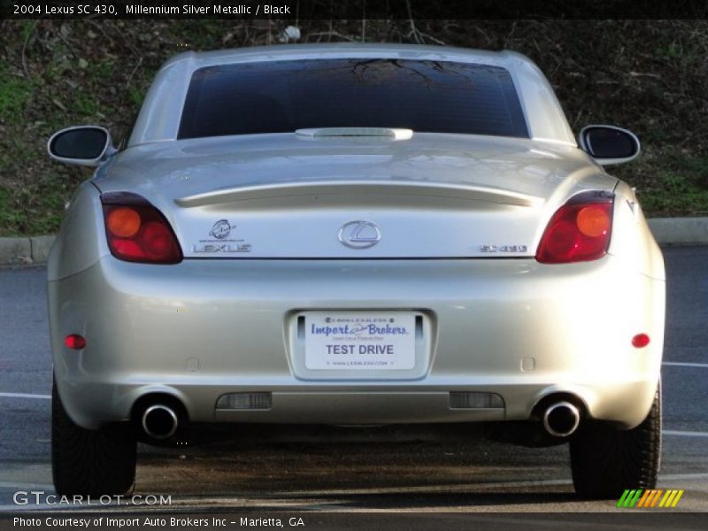 Millennium Silver Metallic / Black 2004 Lexus SC 430