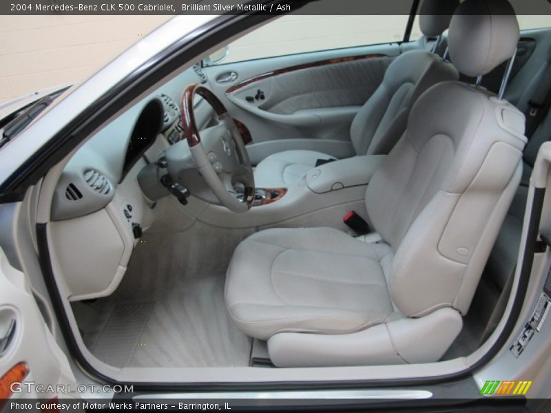 Front Seat of 2004 CLK 500 Cabriolet
