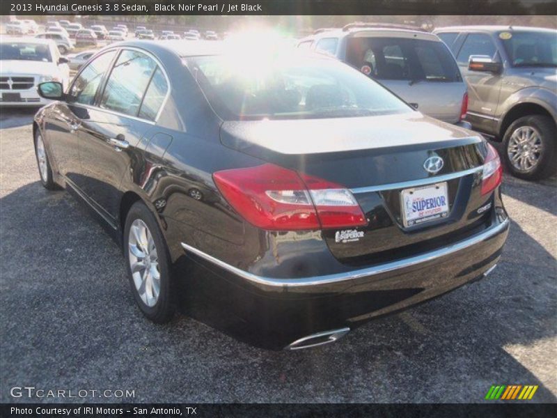 Black Noir Pearl / Jet Black 2013 Hyundai Genesis 3.8 Sedan
