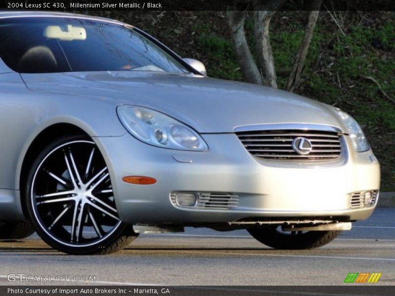 Millennium Silver Metallic / Black 2004 Lexus SC 430