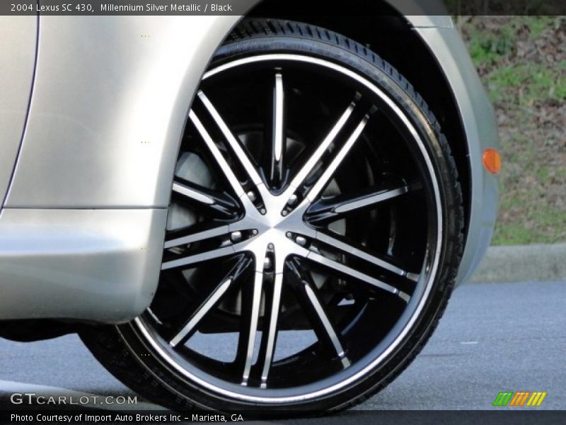 Millennium Silver Metallic / Black 2004 Lexus SC 430