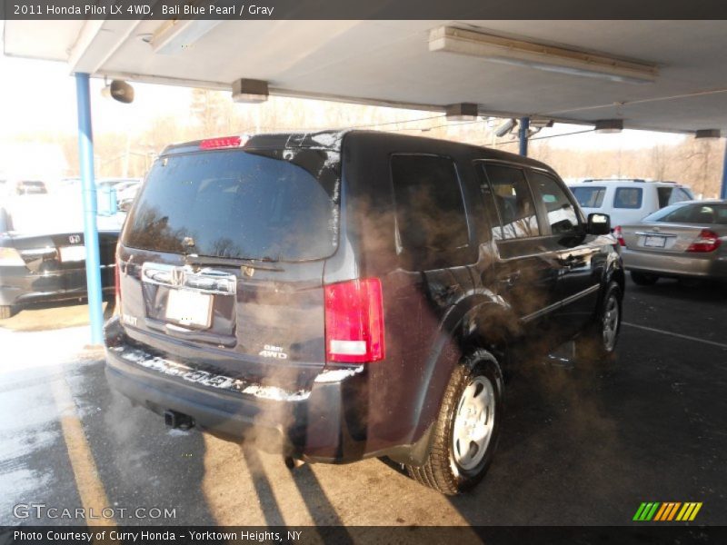 Bali Blue Pearl / Gray 2011 Honda Pilot LX 4WD