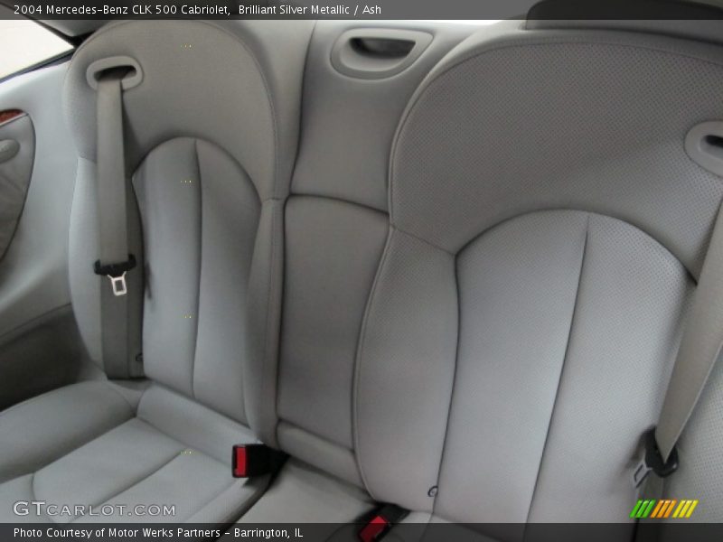Rear Seat of 2004 CLK 500 Cabriolet