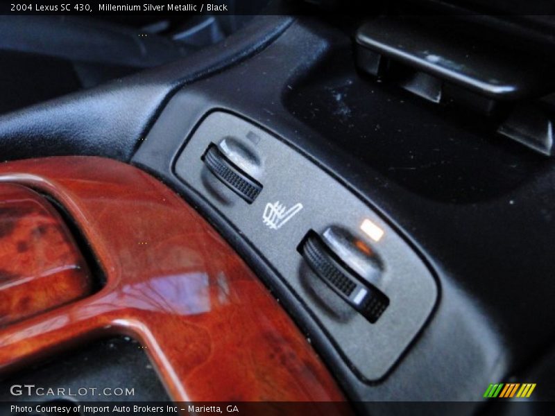 Millennium Silver Metallic / Black 2004 Lexus SC 430
