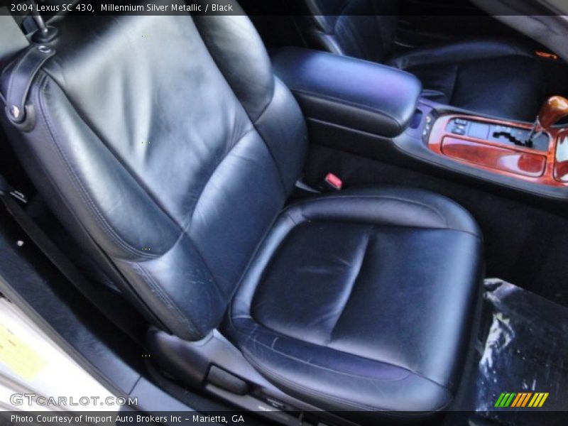 Millennium Silver Metallic / Black 2004 Lexus SC 430