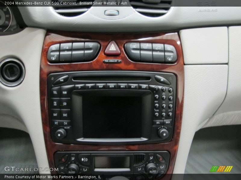 Controls of 2004 CLK 500 Cabriolet