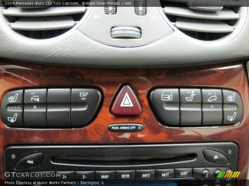 Controls of 2004 CLK 500 Cabriolet