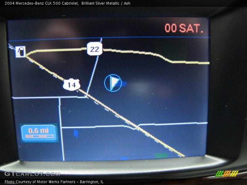 Brilliant Silver Metallic / Ash 2004 Mercedes-Benz CLK 500 Cabriolet