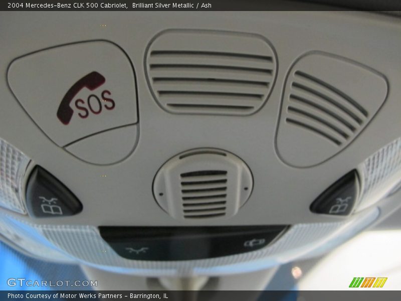 Controls of 2004 CLK 500 Cabriolet