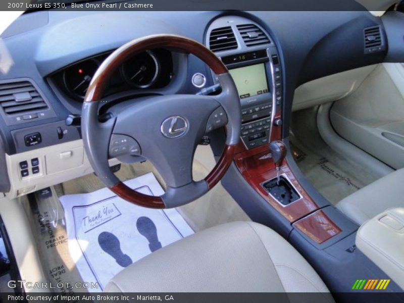 Blue Onyx Pearl / Cashmere 2007 Lexus ES 350