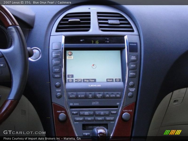 Blue Onyx Pearl / Cashmere 2007 Lexus ES 350