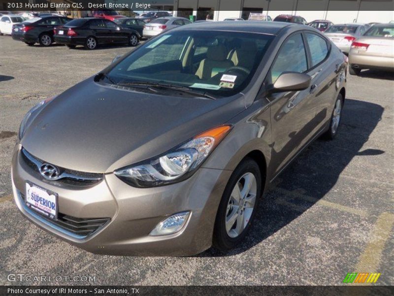 Desert Bronze / Beige 2013 Hyundai Elantra GLS