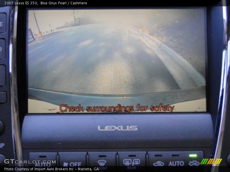 Blue Onyx Pearl / Cashmere 2007 Lexus ES 350