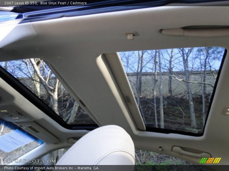 Sunroof of 2007 ES 350