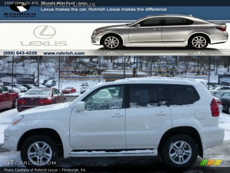 Blizzard White Pearl / Ivory 2006 Lexus GX 470