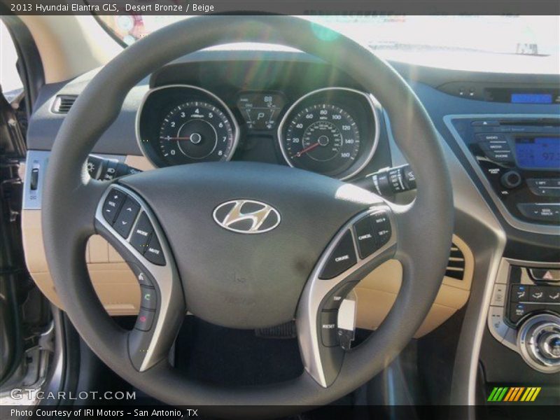 Desert Bronze / Beige 2013 Hyundai Elantra GLS