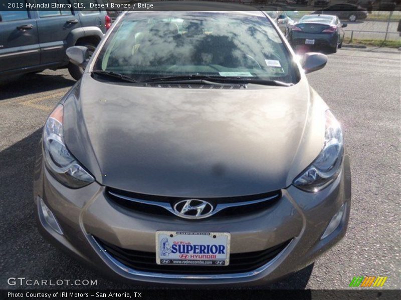 Desert Bronze / Beige 2013 Hyundai Elantra GLS
